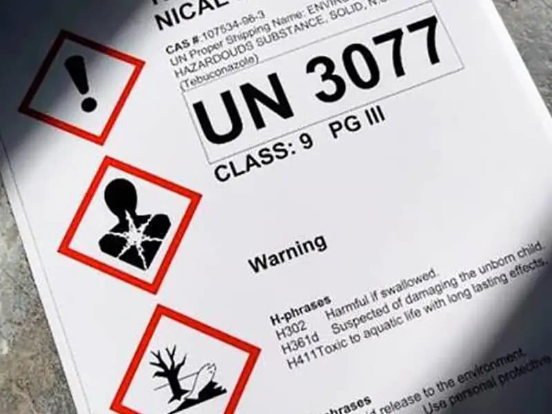 Chemicals Label